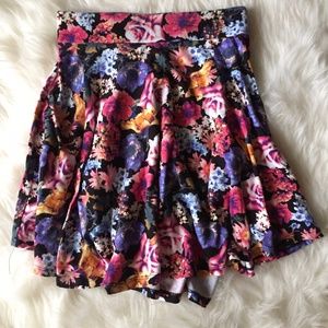 Ultra Teeze Gorgeous Floral Print Skirt